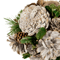Northlight Pine Needle & Pinecones Christmas Ball Ornament
