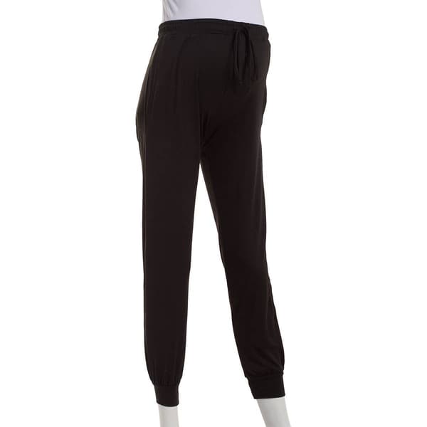 Womens Maternity Due Time Pull on Tie Waist Jogger