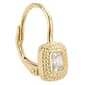 Athra 14kt. Gold Over Brass CZ Drop Earrings - image 2