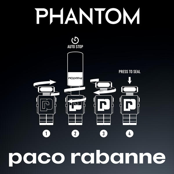 Paco Rabanne Eau de Toilette Phantom for Men Refill Bottle