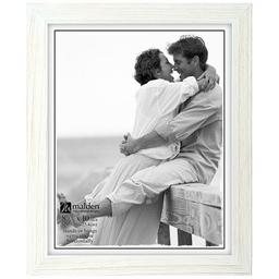 Malden White Wash Linear Frame - 8x10