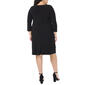 Petite MSK 3/4 Sleeve Laced Grommet Shift Dress - image 2