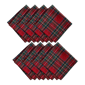 Threadmade Stowe Tartan Holiday Plaid Cotton Napkins - Set of 8 - image 1