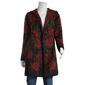 Womens By Design Fuji Long Sleeve Floral Cardigan-ROSE - image 1