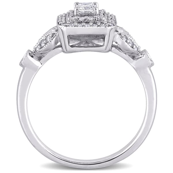 Diamond Classics™ 10kt. White Gold 1/2ctw. Diamond Vintage Ring