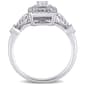 Diamond Classics™ 10kt. White Gold 1/2ctw. Diamond Vintage Ring - image 3