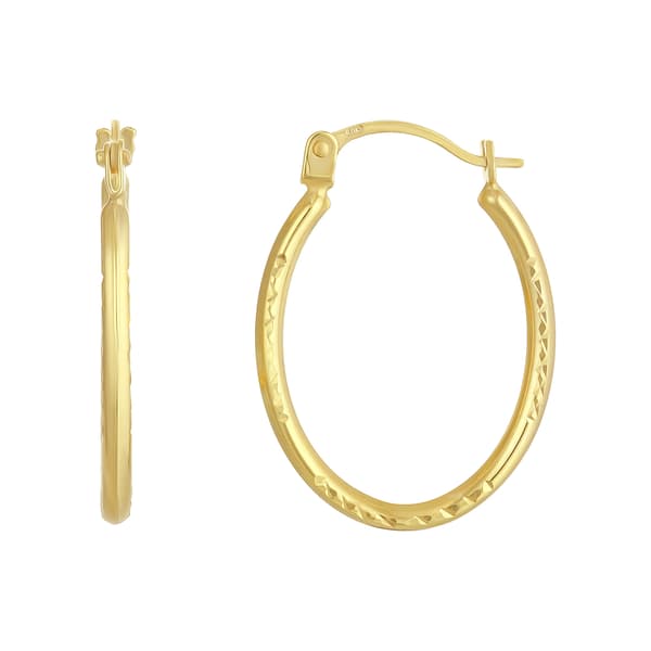 Boscov's gold hoop earrings hotsell