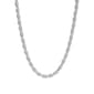 18in. Sterling Silver Polished Rope Chain Necklace - image 1