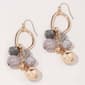 Ashley Cooper(tm) Gold-Tone Abstract Ring Bead Cluster Earrings - image 1