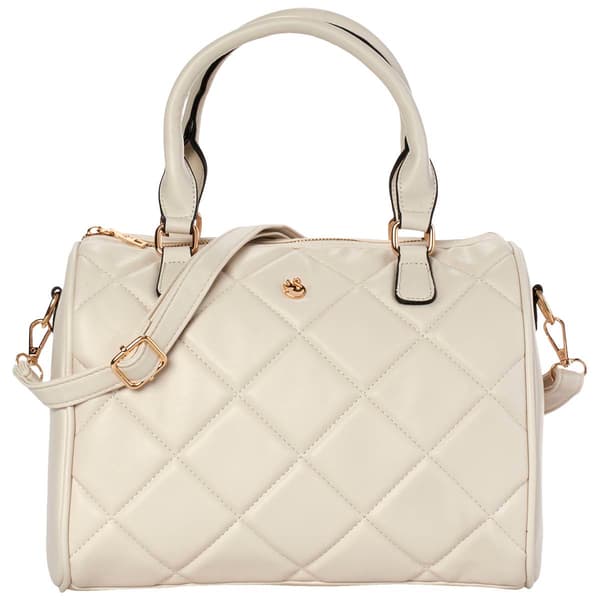 Gloria Vanderbilt Quilted Satchel - image 