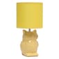 Simple Designs 12.8in. Ceramic Owl Table Lamp - image 1