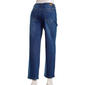 Womens Bleu Denim Barrel Leg Patch Pocket Jeans - image 2