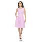 Womens White Mark Solid Fit and Flare Dress - image 8