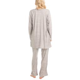 Plus Size MUK LUKS® 3pc. Anything Pajama Short Set - Cotton Candy