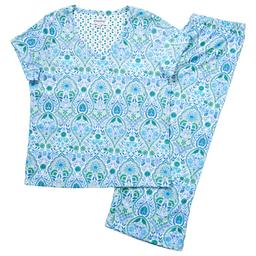 Petite Karen Neuburger Petal Empress Pajama Set