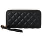 Womens Deluxity Quilted Double Zip Wallet - image 6