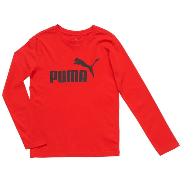 Boys (8-20) Puma(R) Core Pack Long Sleeve Tee - image 