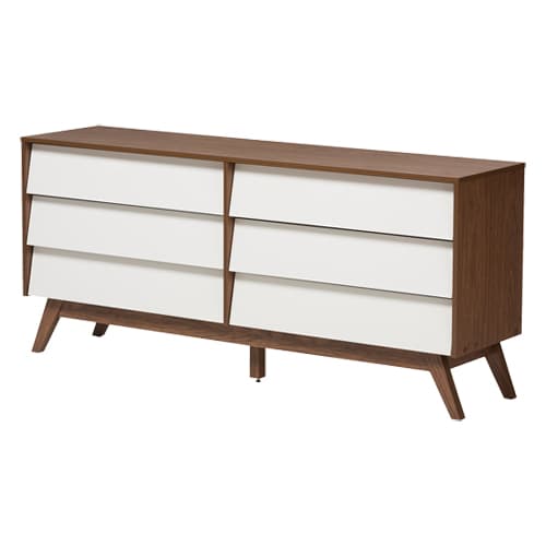 Baxton Studio Hildon 6 Drawer Dresser