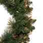 Northlight Pre-Lit Glittered Yorkshire Pine Christmas Wreath - image 5