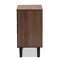 Baxton Studio Roldan Two-Tone Walnut Wood 3-Drawer Bedroom Chest - image 4