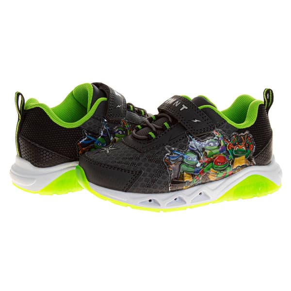 Little Boy Nickelodeon TMNT Light Up Athletic Sneakers