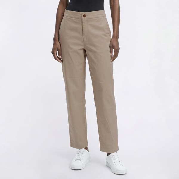 Womens LANDS’ END® Solid Straight Leg Chino Pants
