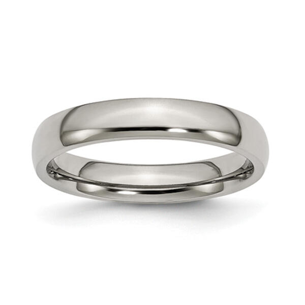 Mens Endless Affection&#40;tm&#41; 4mm Titanium Brushed Wedding Band - image 