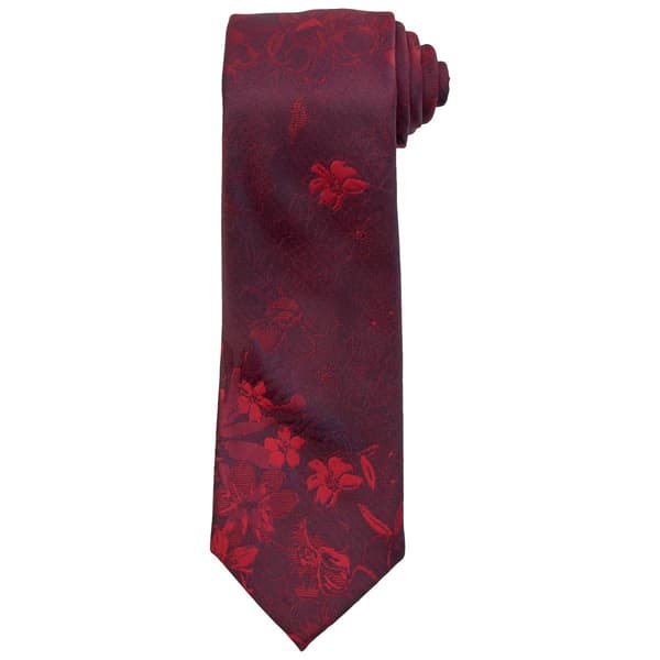 Mens Perry Ellis Morley Floral Tie - image 