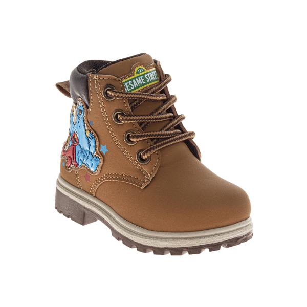 Toddler Unisex Sesame Street® Elmo & Cookie Monster Lace Up Boots - image 