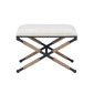 Linon Home Decor Ashburn Campaign Accent Stool - image 2