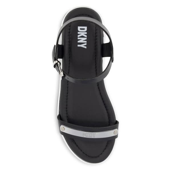 Big Girls DKNY Cassie Metal Strap Slingback Sandals