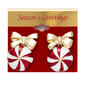 Bow Top Candy Cane Earrings - image 2