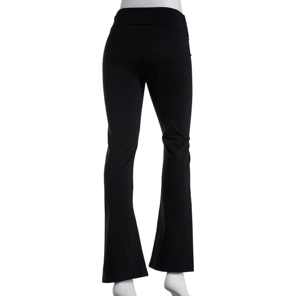 Juniors Urban Rebel Relaxed Fold Over Waist Flare Leggings