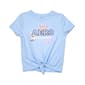 Girls (7-16) Aeropostale Short Sleeve Tie Front Kitten Tee - image 1