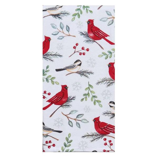 Kay Dee Winter Cardinal Toss Terry Dual Purpose - image 