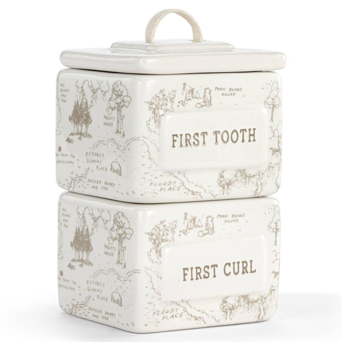 Baby Unisex Demdaco Pooh 1St Tooth And Curl Keepsake