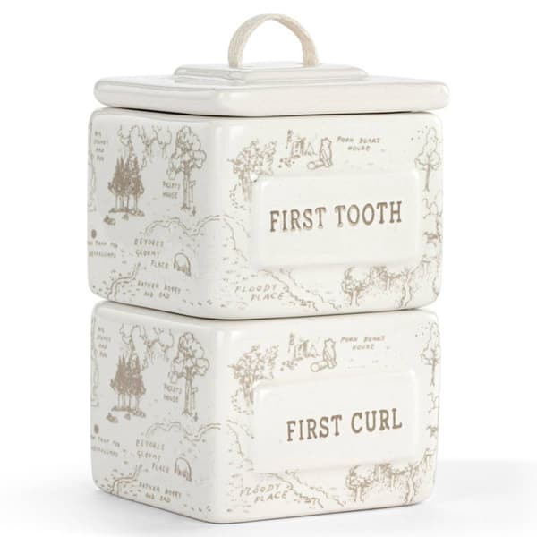 Baby Unisex Demdaco Pooh 1St Tooth And Curl Keepsake