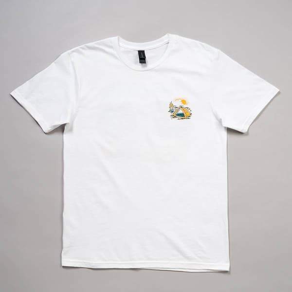 Mens Explore Short Sleeve Tee - White - image 