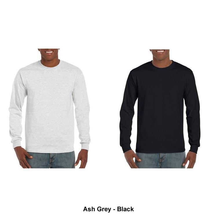 Mens Gildan® Classic Long Sleeve Ultra Cotton Crew Neck Tee