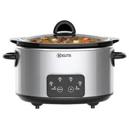 Kitchen Elite 4qt. Programmable Slow Cooker