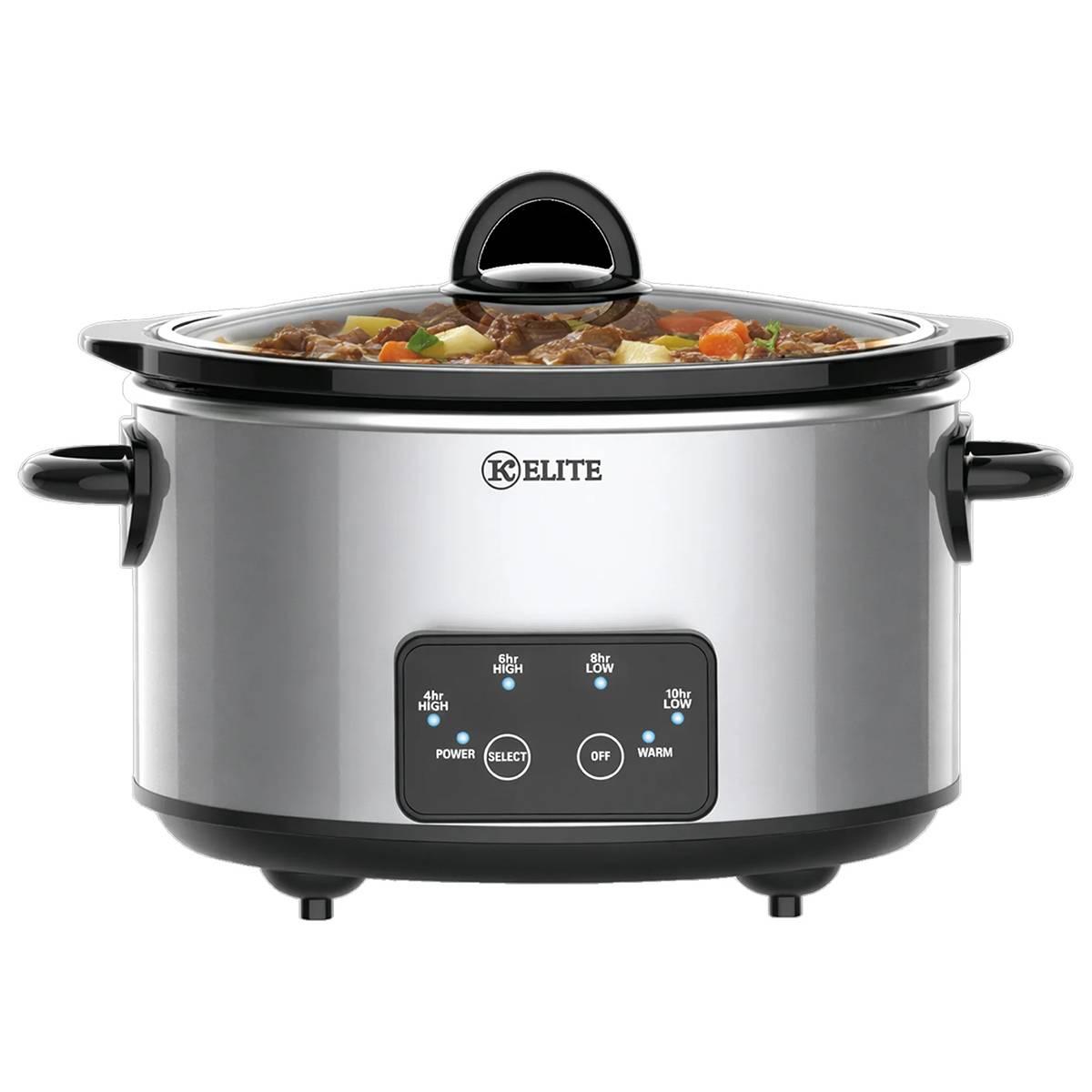 Kitchen Elite 4qt. Programmable Slow Cooker