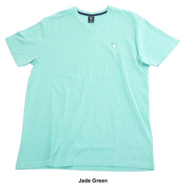 Mens U.S. Polo Assn.&#174; V-Neck Solid Tee