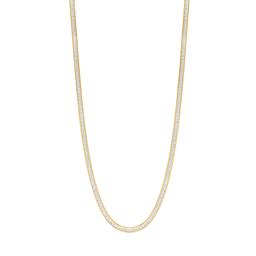 Gold Classics(tm) 24kt. Gold Over Silver Herringbone Bracelet
