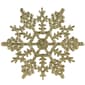 Northlight Seasonal 24pk. Gold Glitter Snowflake Ornaments - image 1