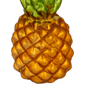 Northlight 4.75in. Glittered Pineapple Glass Christmas Ornament - image 5