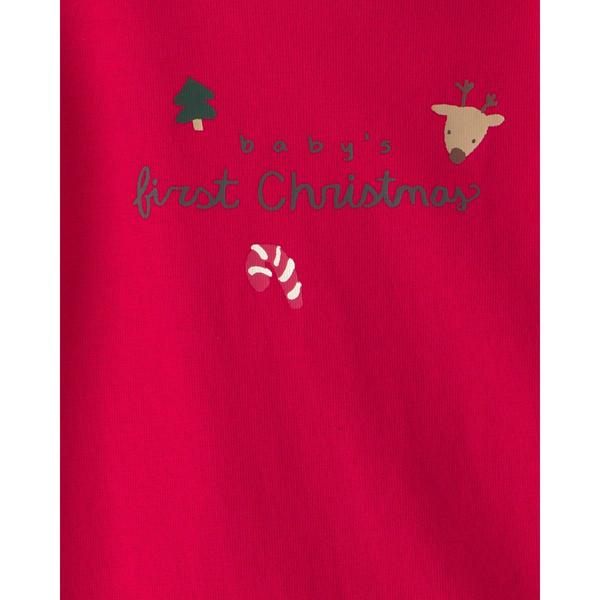 Baby Unisex (3-12M) Carter''s® Baby''s First Christmas Bodysuit