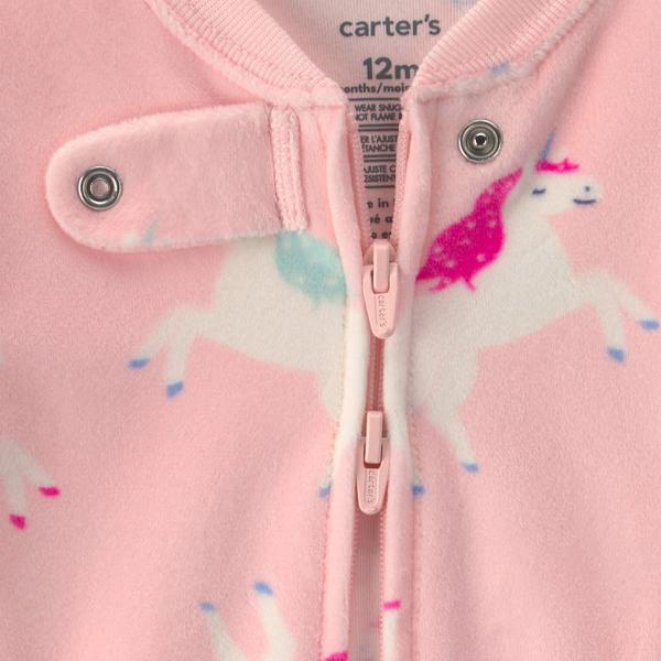 Baby Girl (12-24M) Carter''s® DreamPlush Unicorn Footed Pajamas