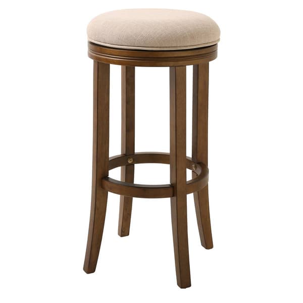New Ridge Home Goods Victoria Bar-Height Backless Wood Barstool