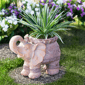 Northlight Elephant Outdoor Garden Planter - image 1