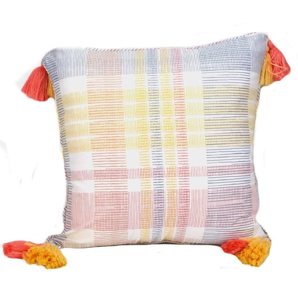 Donna Sharp Coral Crush Patch Decorative Pillow - 18x18